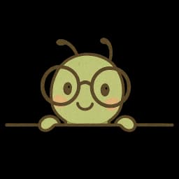 Book worm peeking